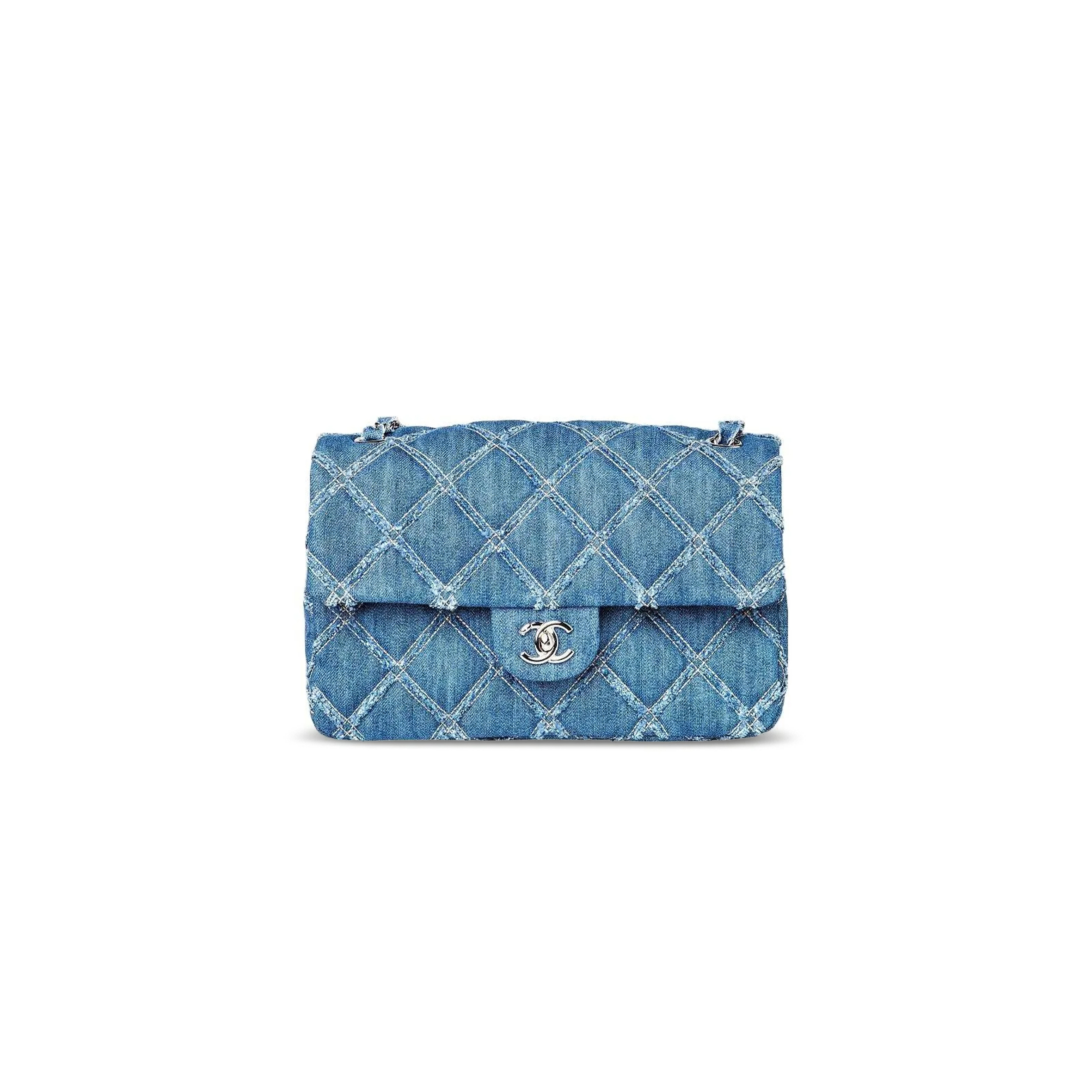 CHANEL DENIM CLASSIC FLAP BAG AS1559 (25*16*9cm)